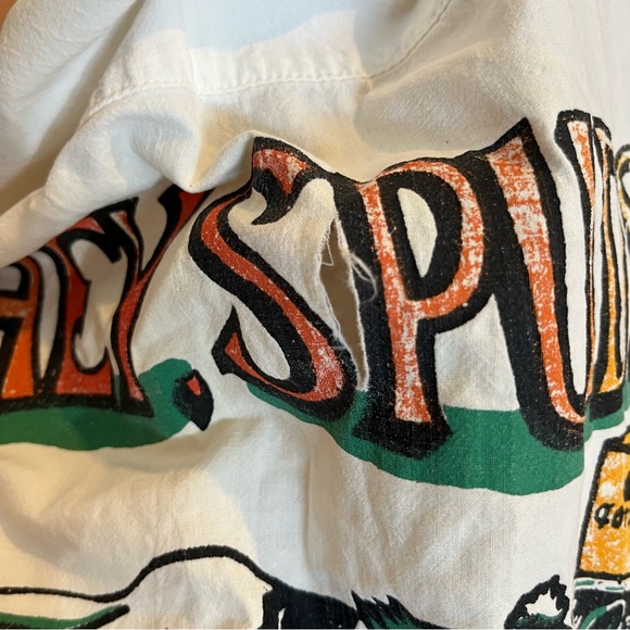 Vintage 80s Hey Spuds The Party’s Over Cancun Shirt Budweiser Coors Beer Mexico - Picture 13 of 13